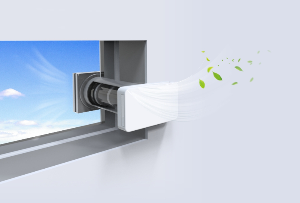 壁に取り付けられた換気装置のための立方体の高度なセンサー技術は屋内空気質を高めます