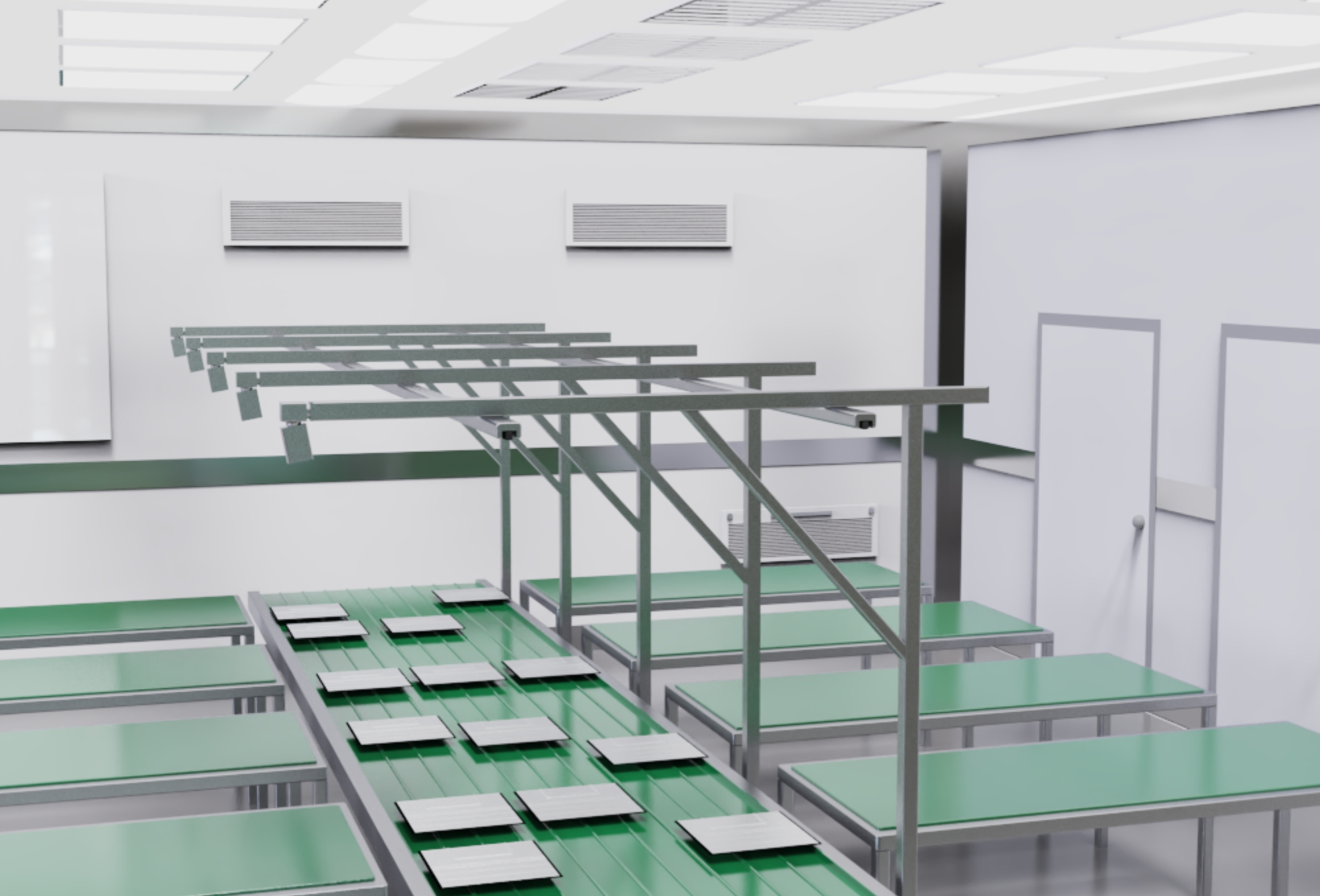 フラットパネルディスプレイ業界用キュービックエアボーン光学粒子カウンター