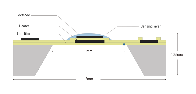MEMS (Micro-Electro-Mechanical Systems)<br> 金属酸化物半導体 (MOx)
